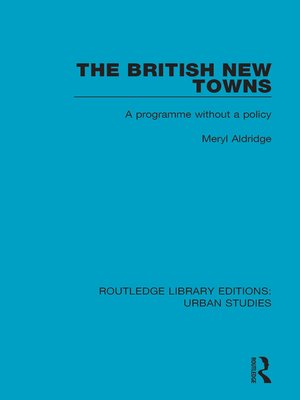 cover image of The British New Towns
